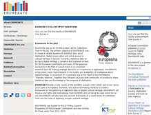 Tablet Screenshot of enumerate.eu